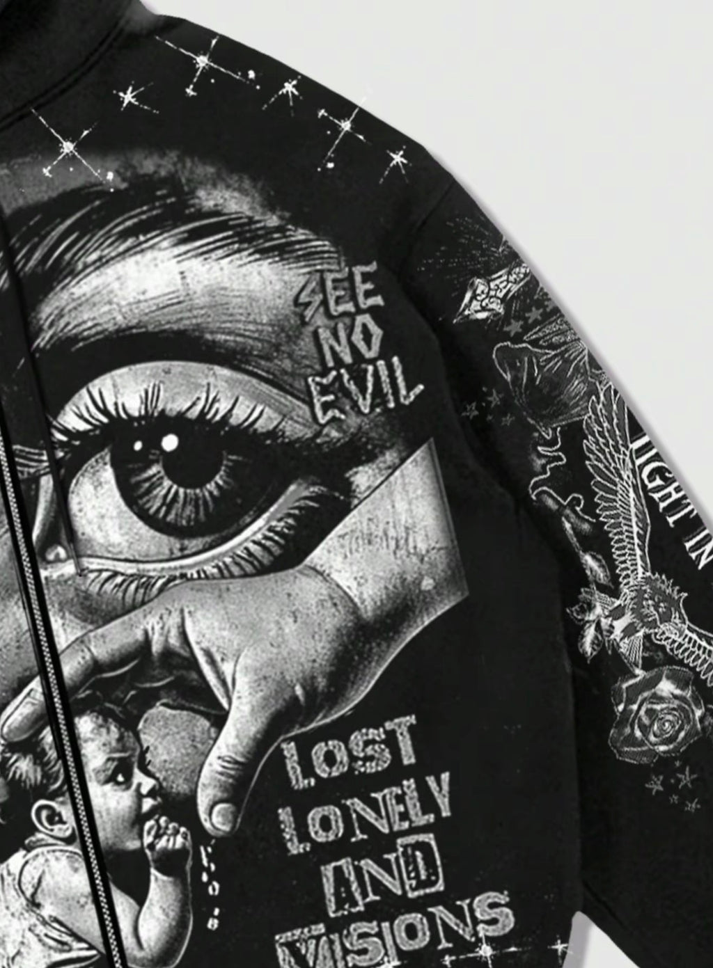 Men's Y2K Retro Casual Streetwear Hoodie