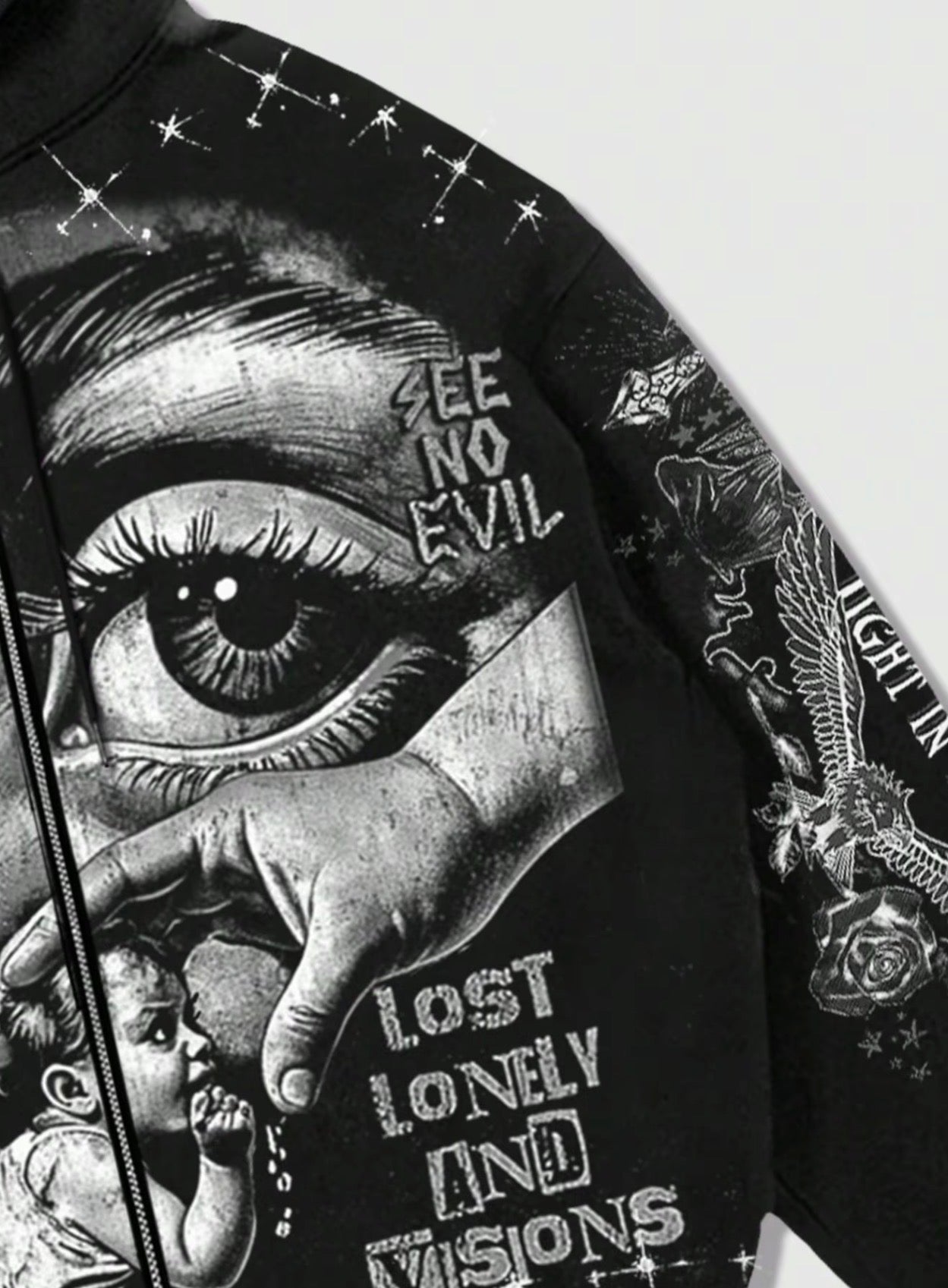 Men's Y2K Retro Casual Streetwear Hoodie