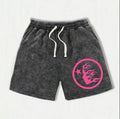 Men’s summer pink athletic shorts