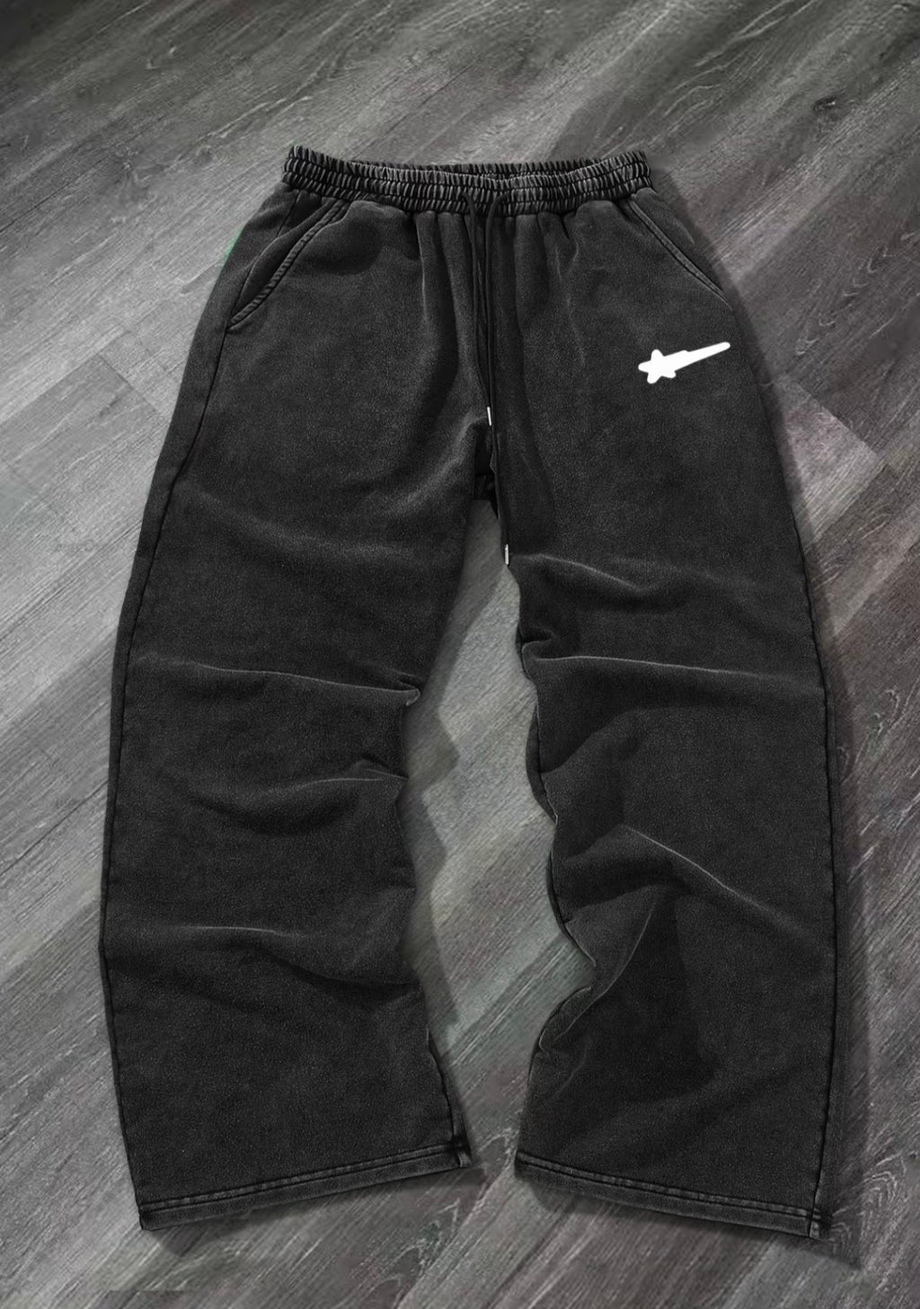 Men's Casual Loose-Fit Cotton Drawstring Waist Sweatpants
