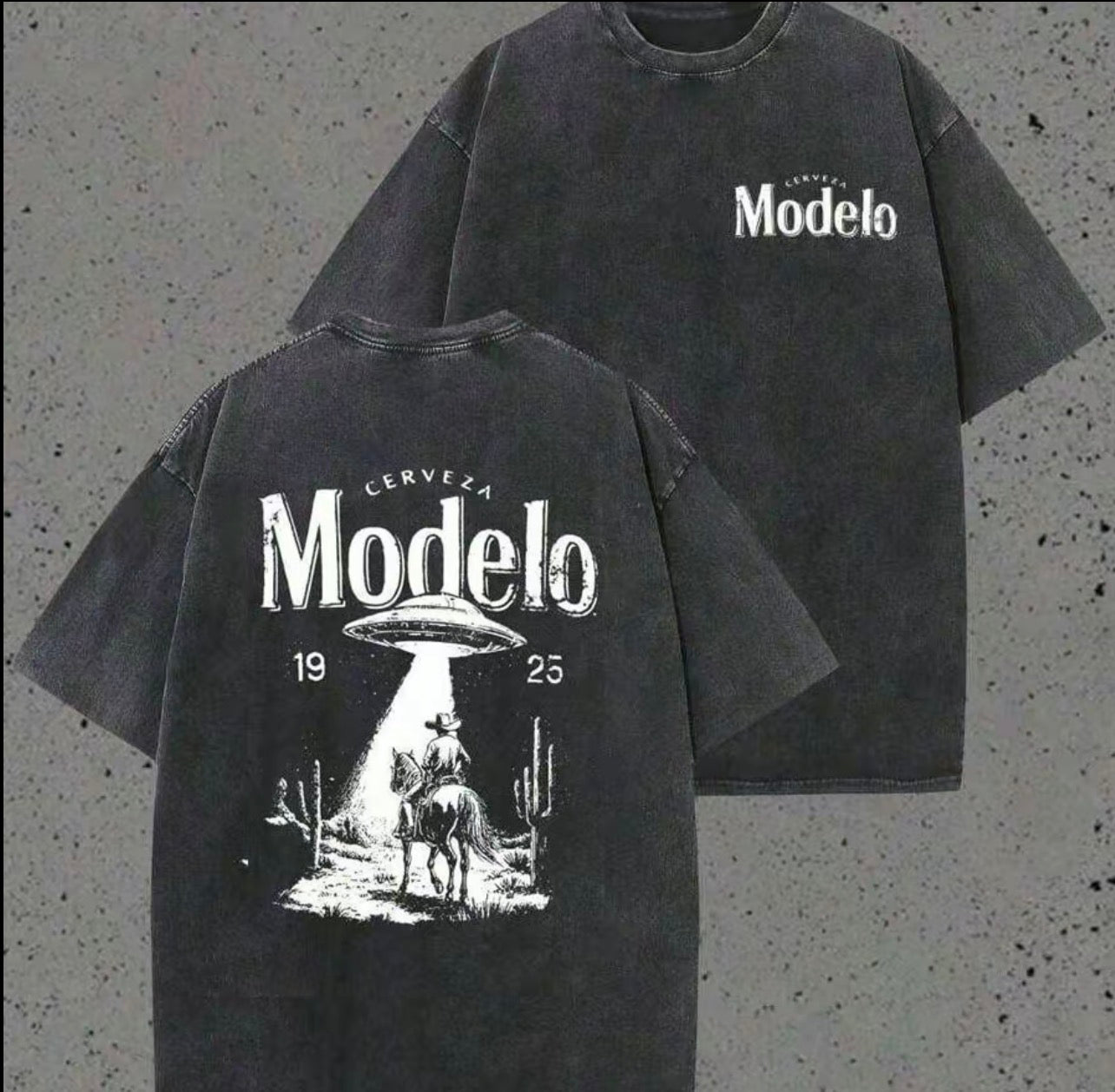 Modelo UFO Cowboy Graphic-Shirt