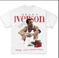 Allen Iverson More Than Basketball Casual Graphic Print Short Sleeve
