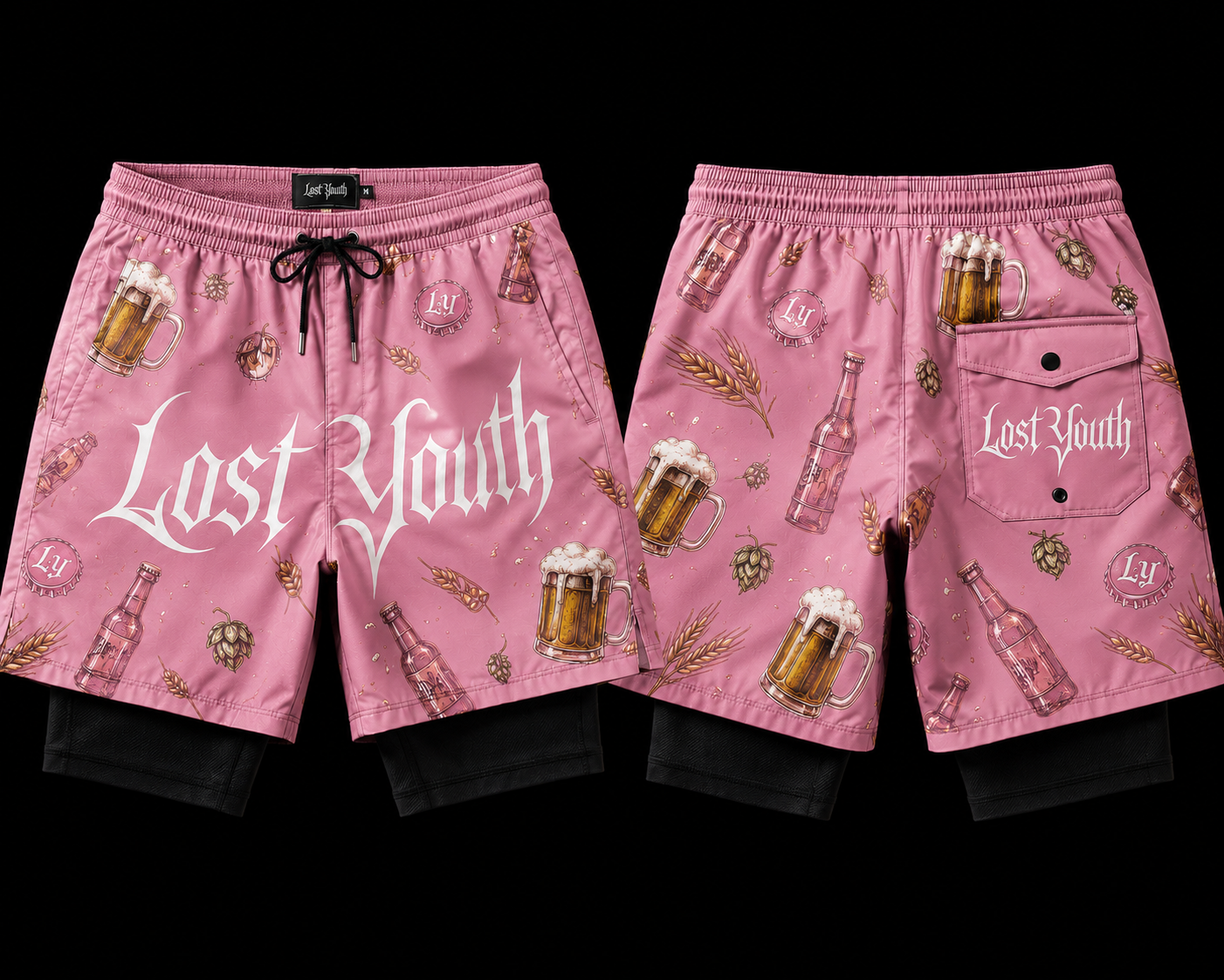 Lost Youth “After Hours” Swim Trunks