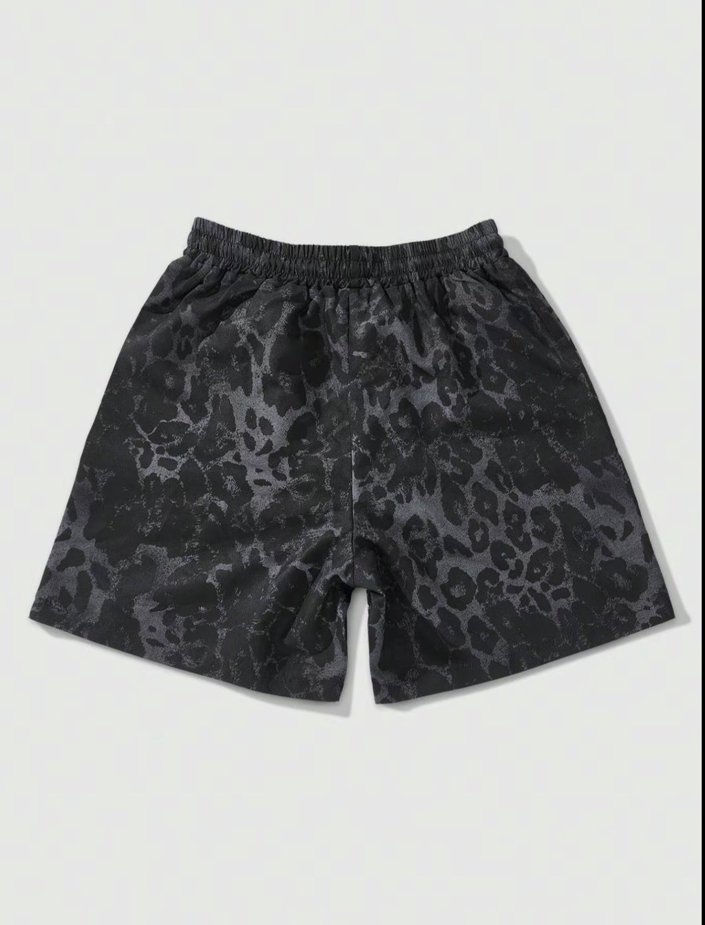 Men's Regular Fit Hand & Star Print Boxer Brief Swim Shorts