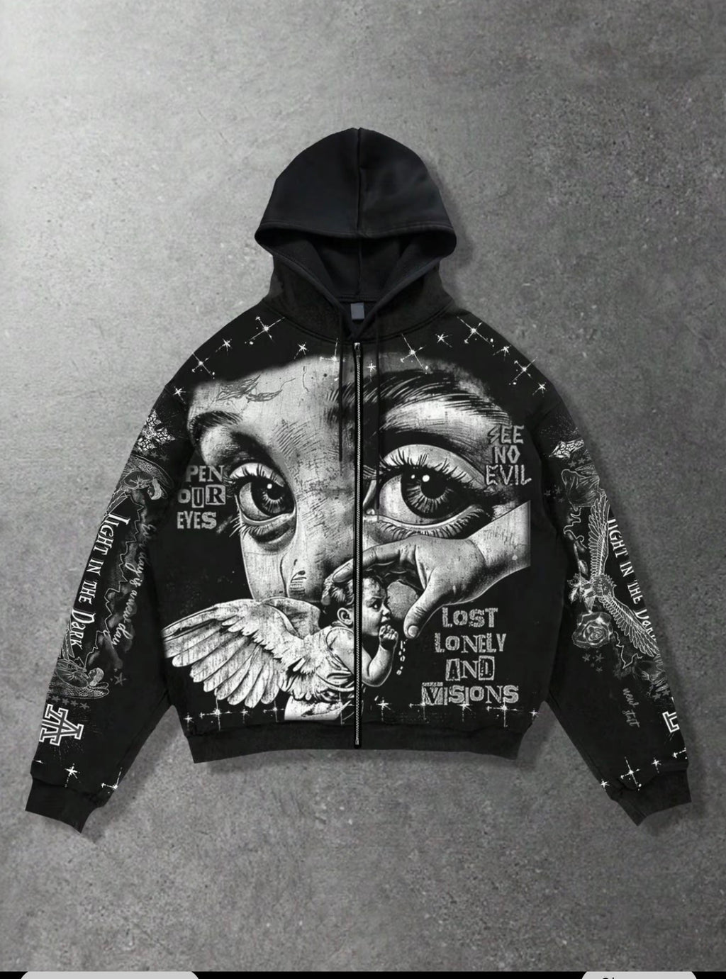 Men's Y2K Retro Casual Streetwear Hoodie